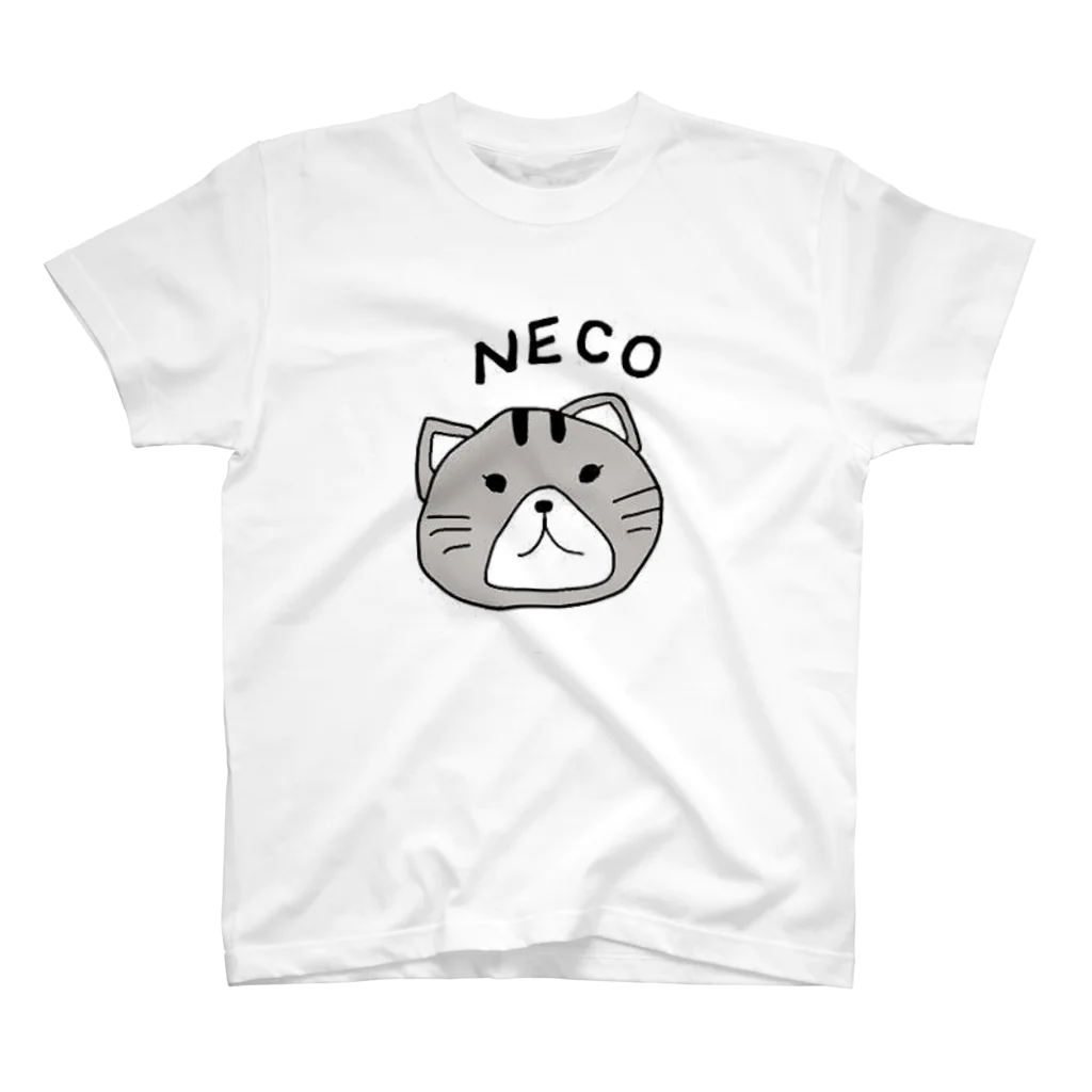 Feather stick-フェザースティック-のねこ（NECO)　 スタンダードTシャツ