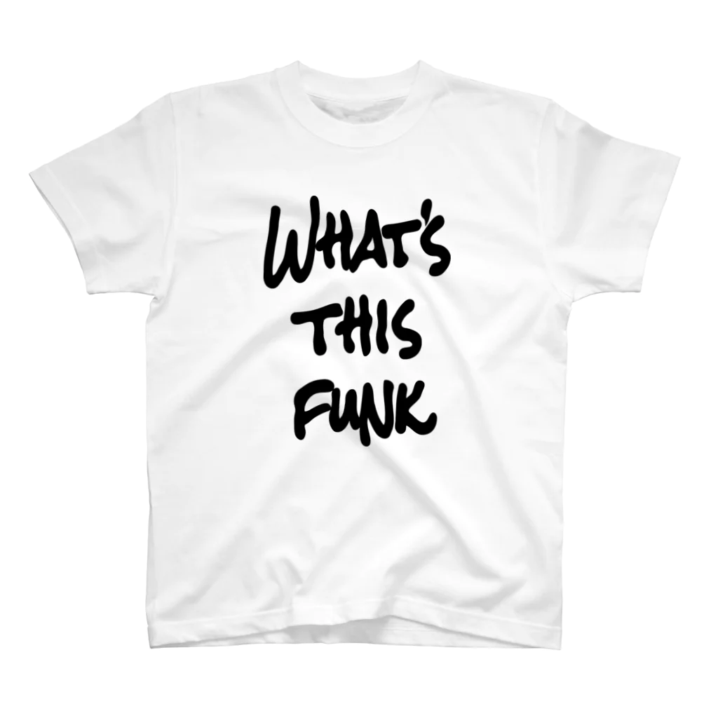 AliviostaのWhat's this funk ロゴ ヒップホップ スタンダードTシャツ