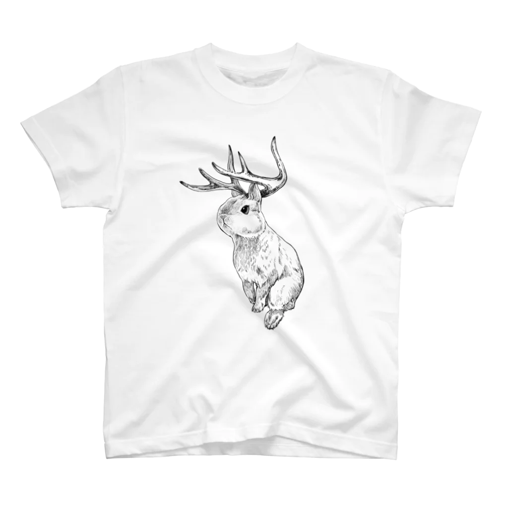 ●mugi to hana●のJackalope× スタンダードTシャツ