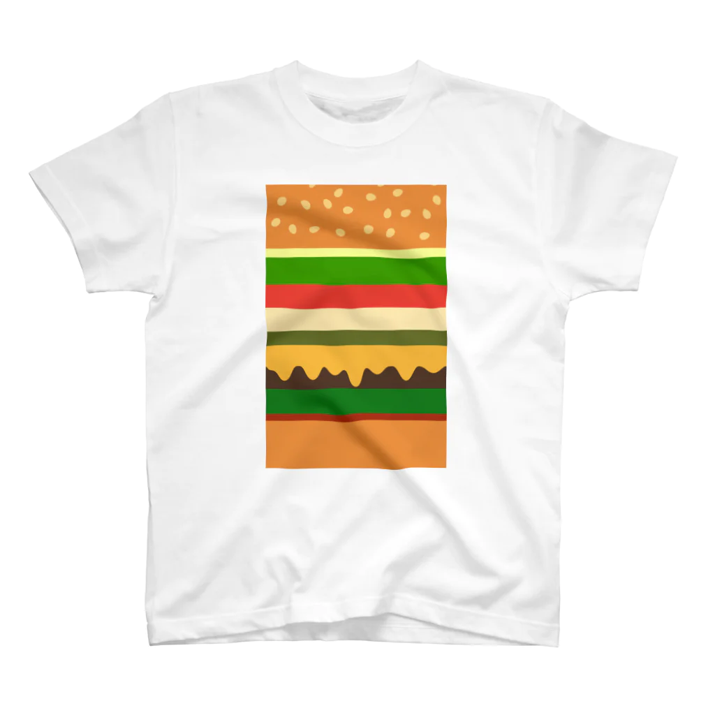 moguのハンバーガー スタンダードTシャツ