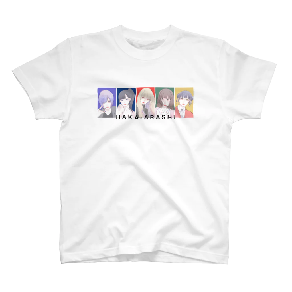 少女破界の【墓嵐】つむぎさんイラストHAKA-ARASHI スタンダードTシャツ