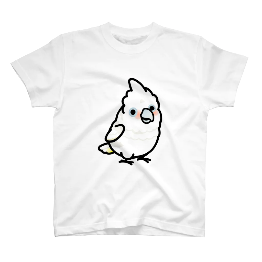 Cody the LovebirdのChubby Bird シロビタイムジオウム スタンダードTシャツ