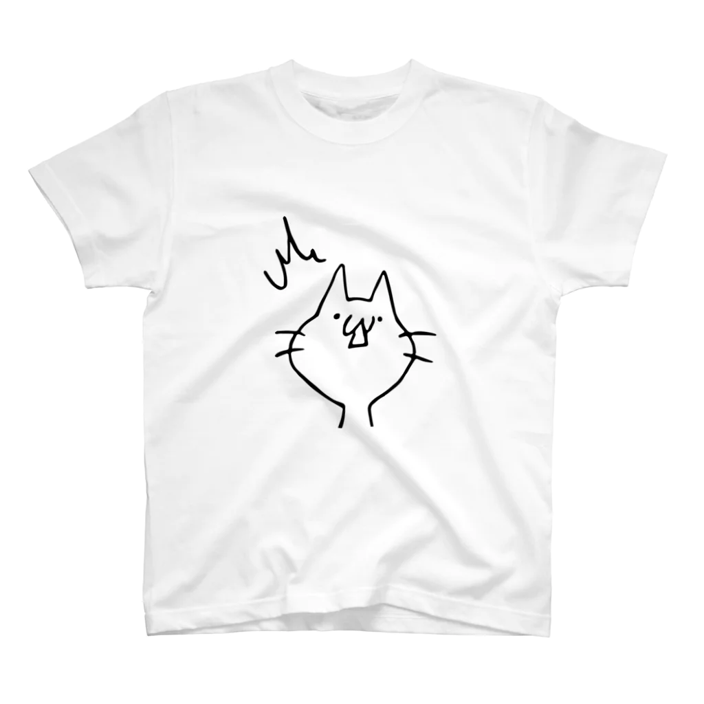 nekowaのビビっ!たねこ スタンダードTシャツ