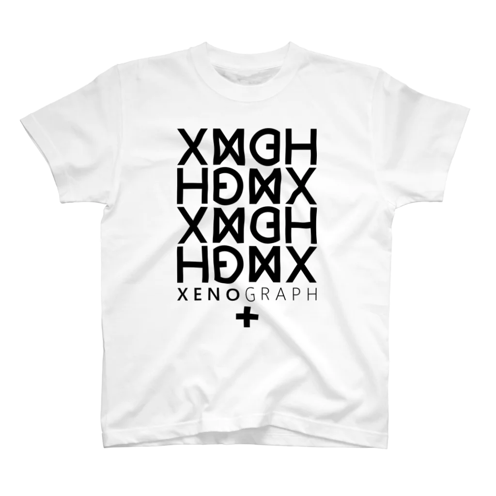 XENOGRAPHのXENOGRAPH ver.01 / white スタンダードTシャツ