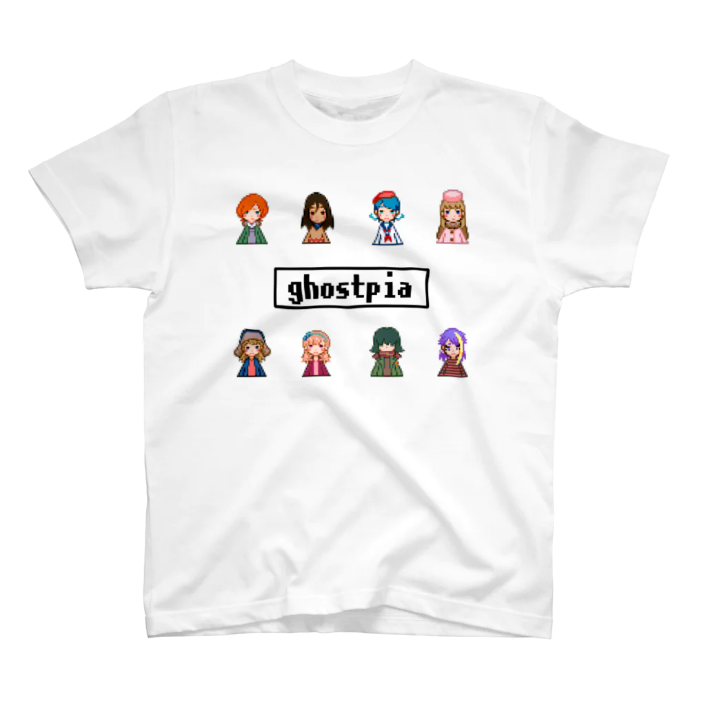 超水道のghostpia ショートスリーブTシャツ 【Which girl do you like?】（5000円バージョン） スタンダードTシャツ