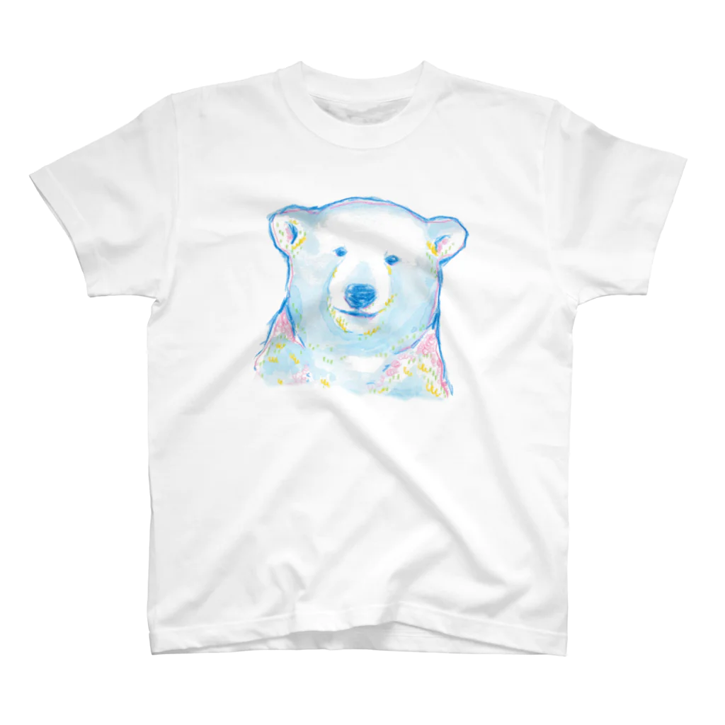 marinaのしろくま（A to Z : Polar bear） スタンダードTシャツ