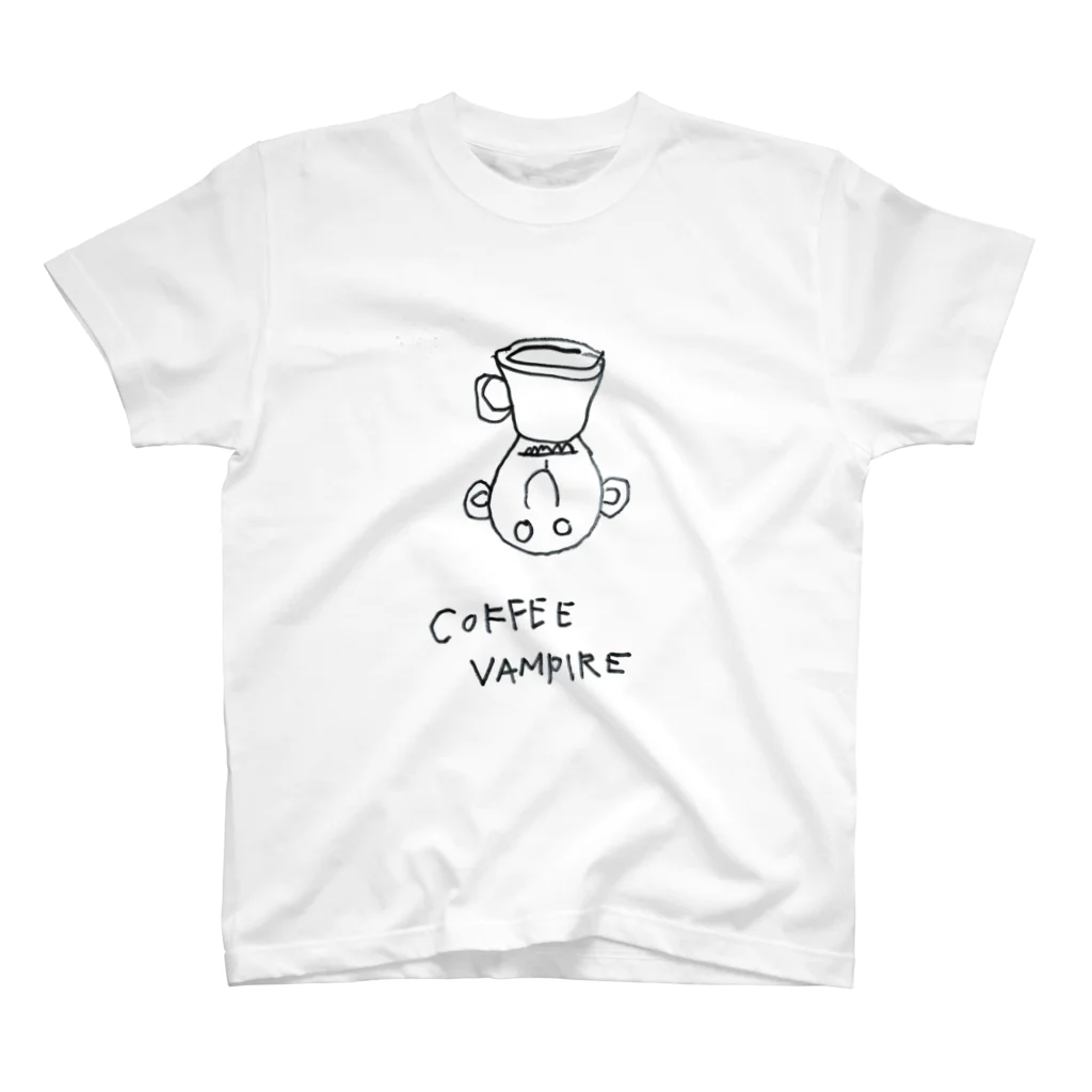 Charles Hill Art のCoffee Vampire Regular Fit T-Shirt