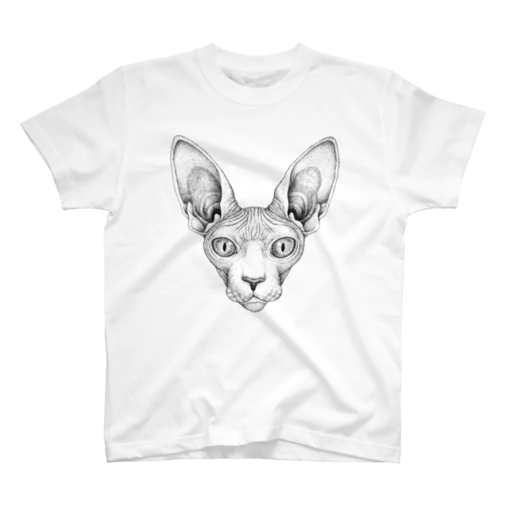 The starving monkeyのスフィンクス(猫) Regular Fit T-Shirt