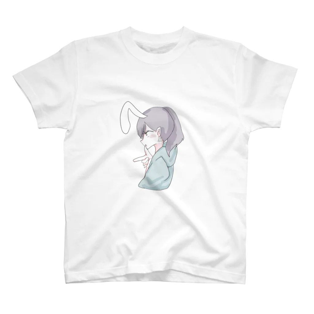 はくろ(Hakuro)のラムネのラムちゃん clear スタンダードTシャツ