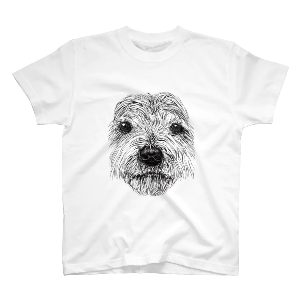 OBABAWORKSのMALE DOG スタンダードTシャツ