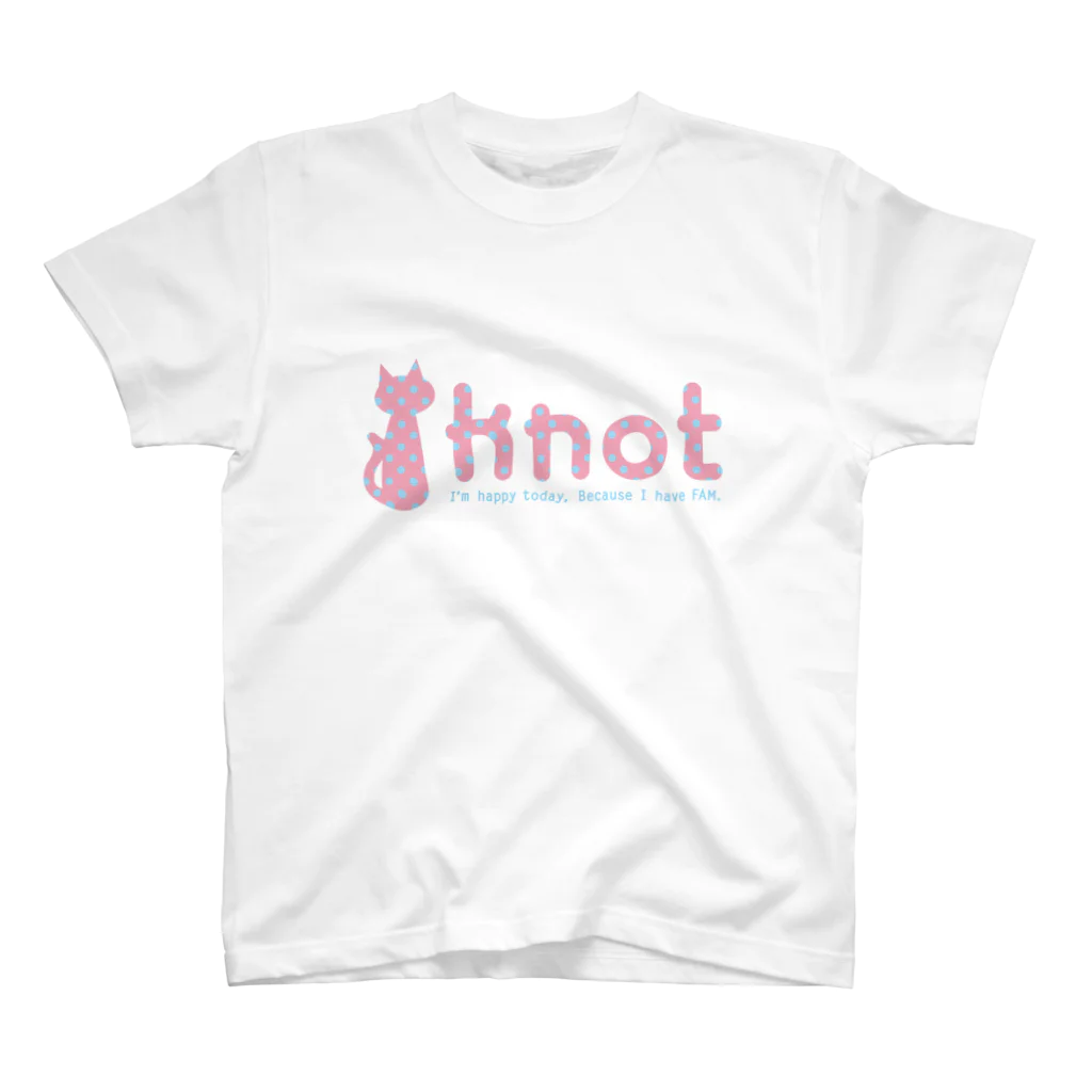 knot -子供服創作集団-の猫 -Cat-dot- スタンダードTシャツ