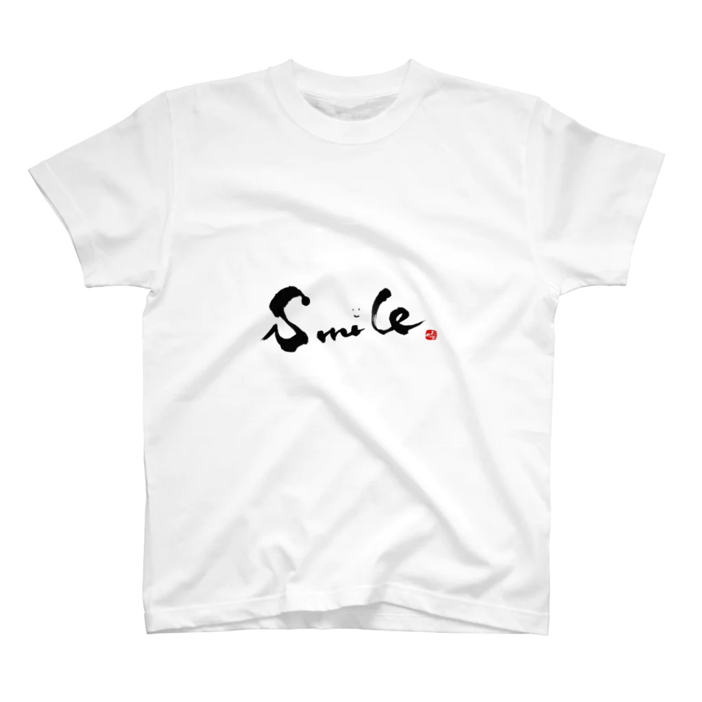 字描きおゆみのsmile Regular Fit T-Shirt