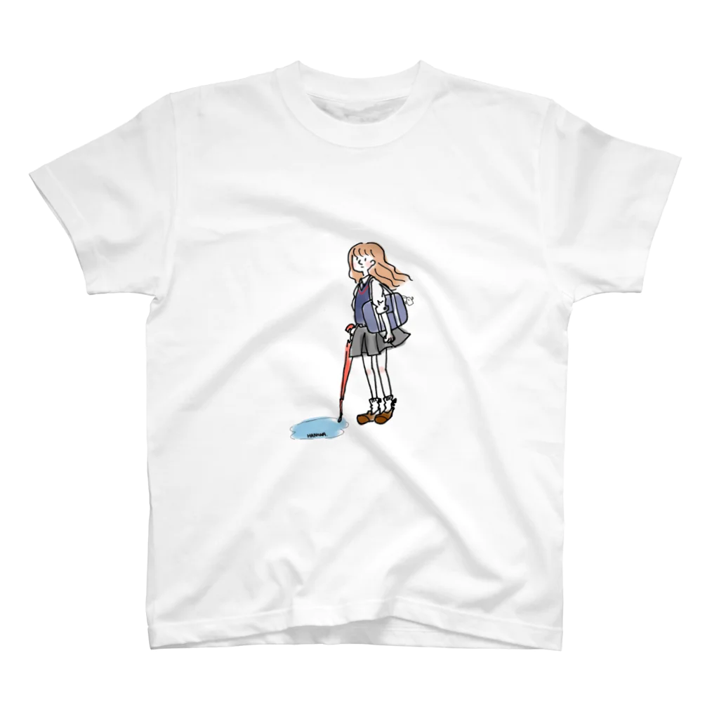 hani0_tkdk_doseiのハニワ顔のあの子（雨上がり編） Regular Fit T-Shirt