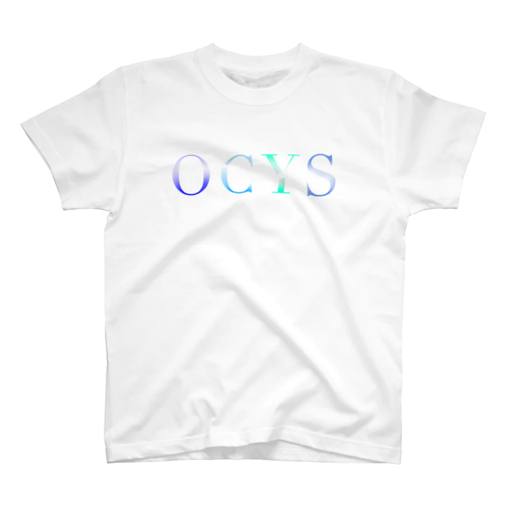 OCHAS!のOCYSロゴblue スタンダードTシャツ