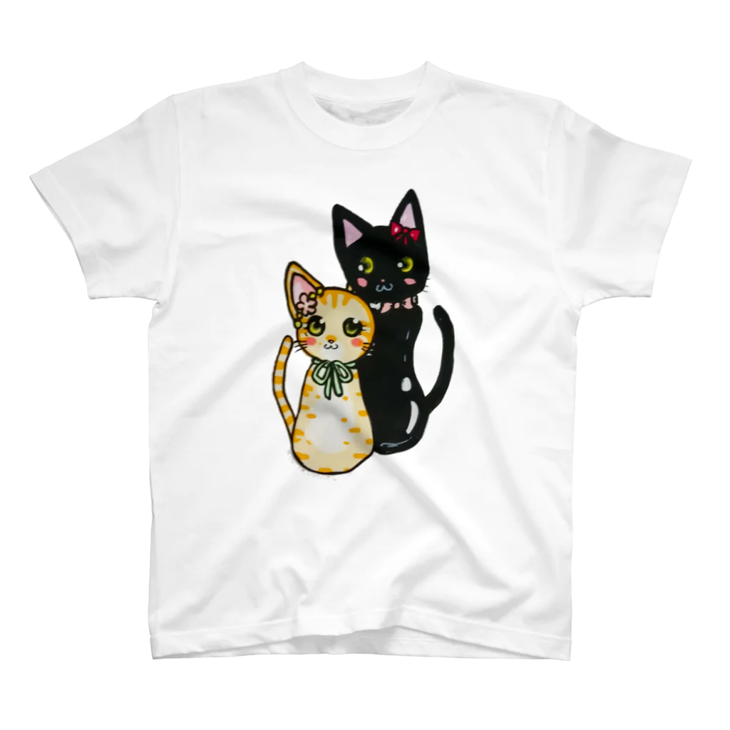 Shitanookoのこけしねこ スタンダードTシャツ