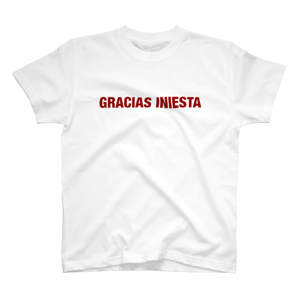 Message Item Shop CITTA〜チッタ〜のGRACIAS INIESTA スタンダードTシャツ