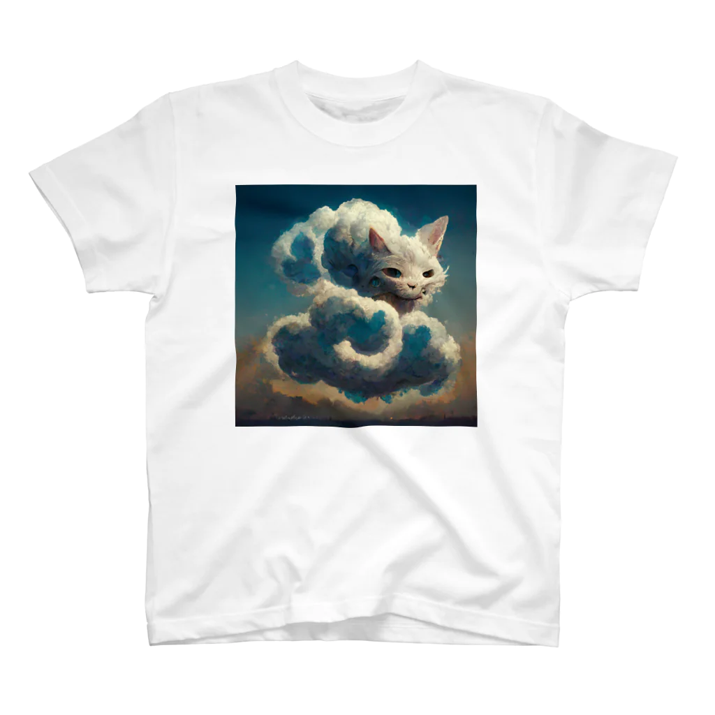 しまんちゅのclouds like a cat スタンダードTシャツ