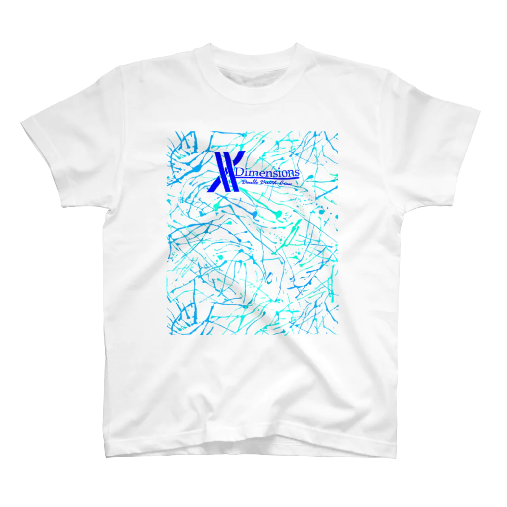 X-Dimensions team goodsのlogo arrange8 スタンダードTシャツ