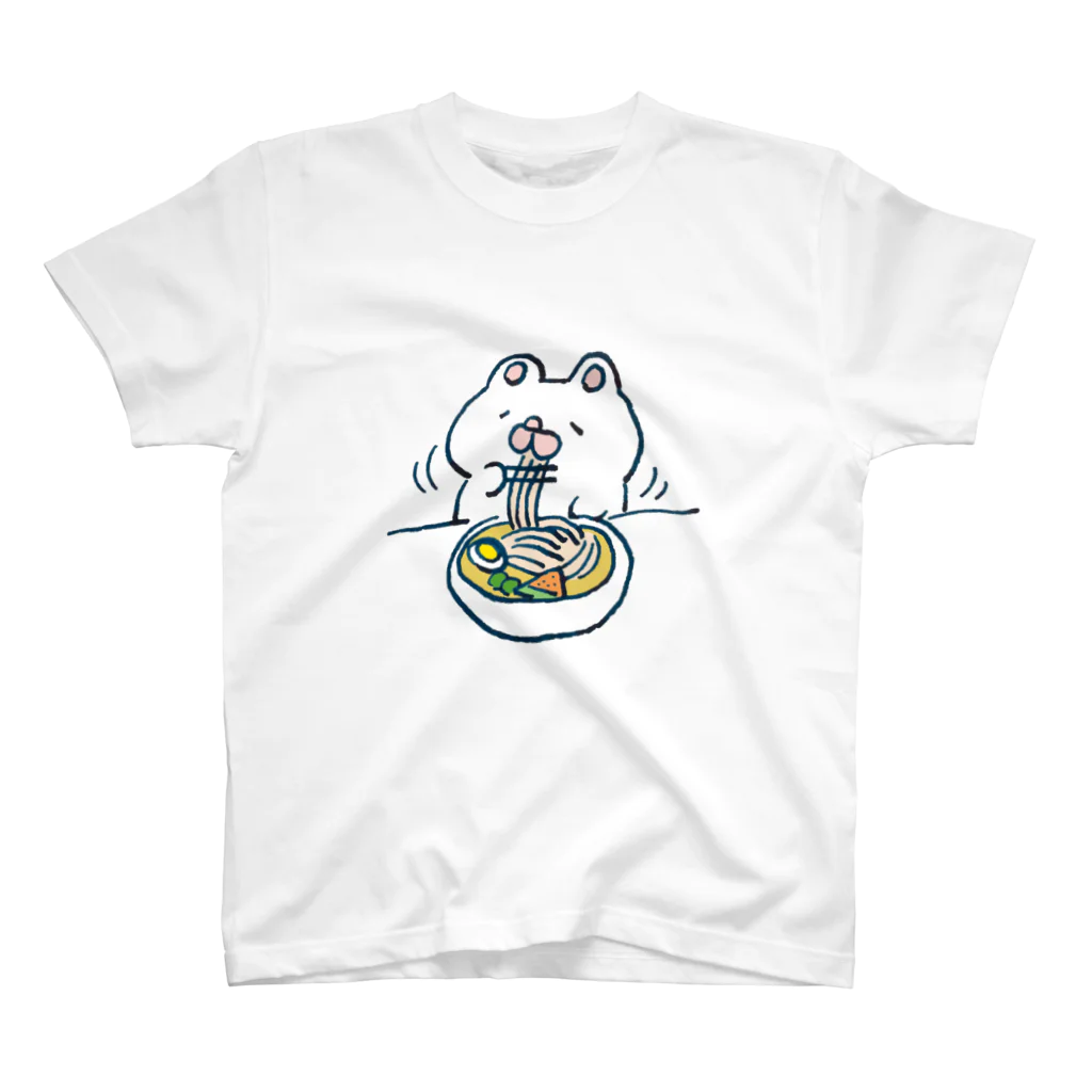 まっくすらぶりーうさのまっくすらぶりー冷麺 スタンダードTシャツ