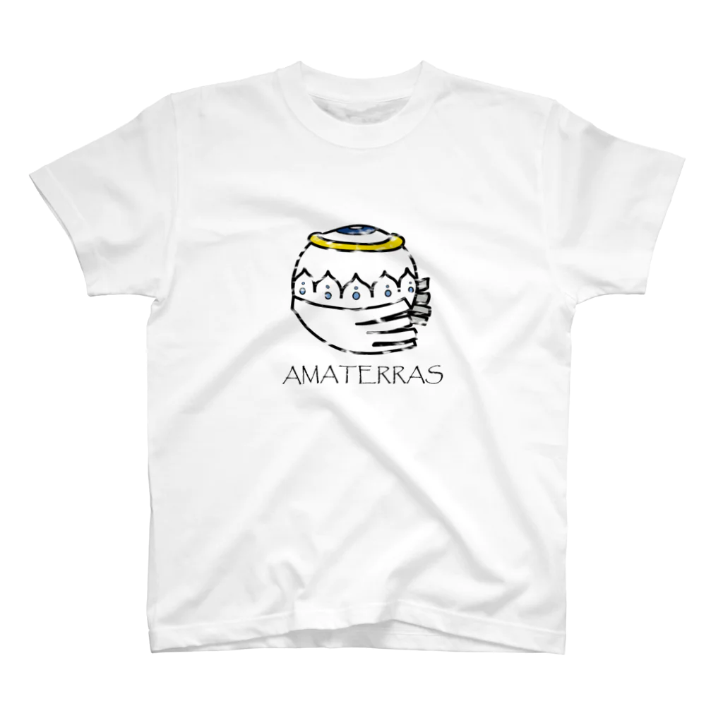 えだまめたろうのAMATERRAS CLOUDY スタンダードTシャツ