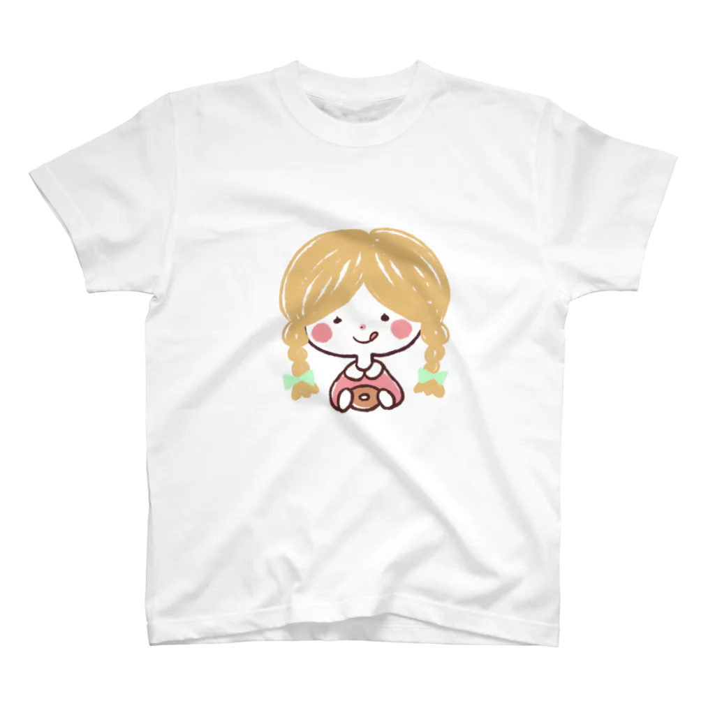 ゆるるんshopのおやつの時間Tシャツ。 スタンダードTシャツ