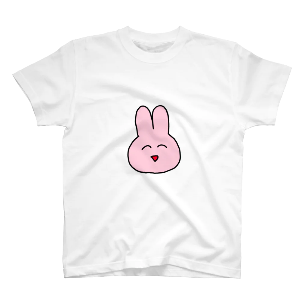 ぱおぱおストアのうさちんの顔 スタンダードTシャツ