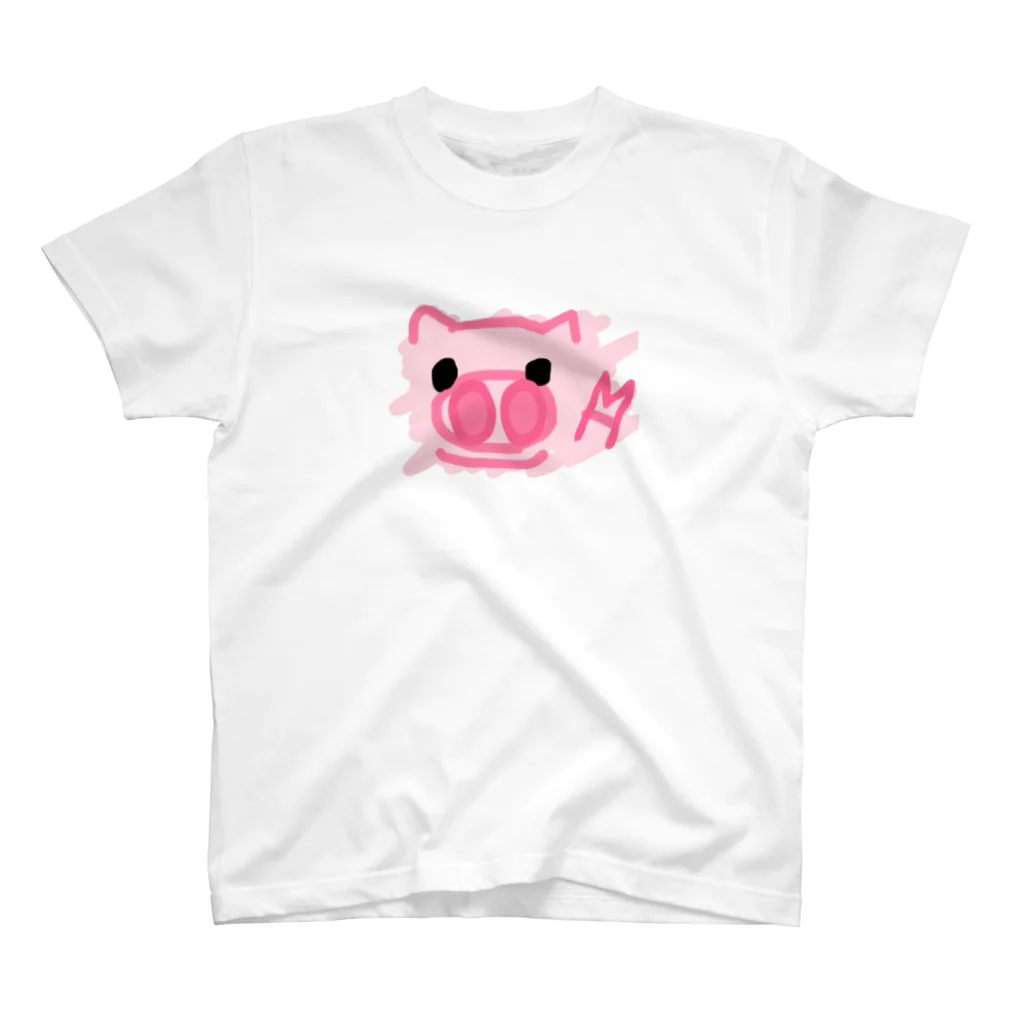 SKYblooM スカイブルーム🐷❤️のブタのぷんちき左衛門 Regular Fit T-Shirt