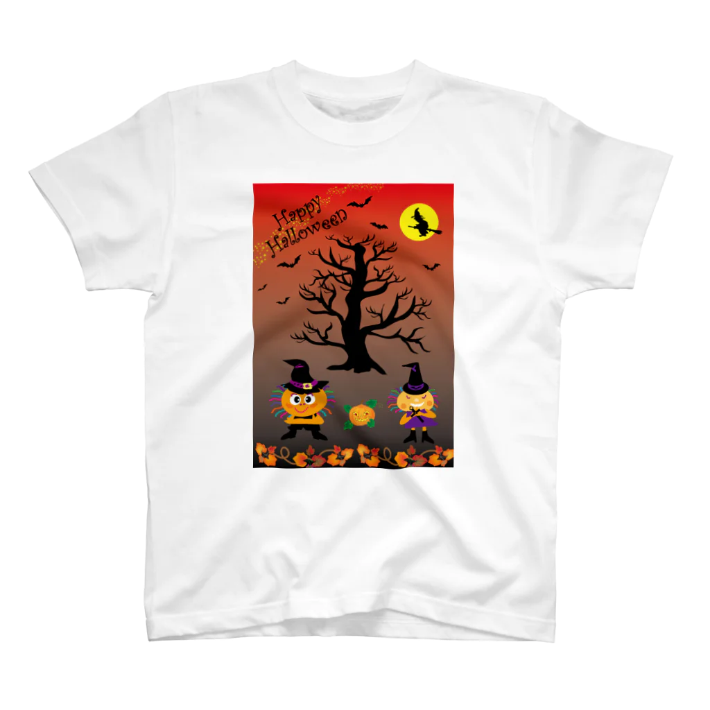 ジルトチッチのデザインボックスのTrick & Treatのクレコちゃんハロウィンナイト スタンダードTシャツ