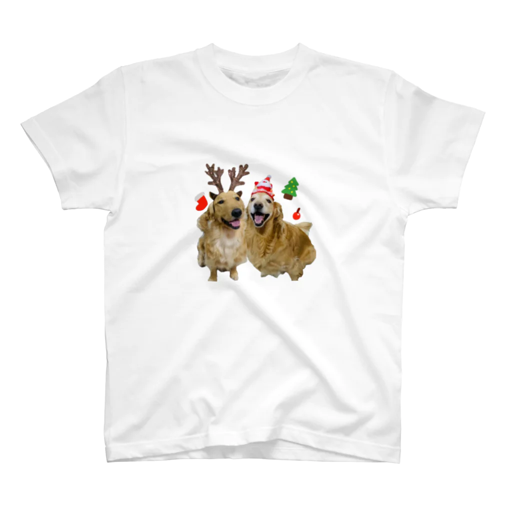 犬のだいあんのクリスマスあんだいちゃん スタンダードTシャツ