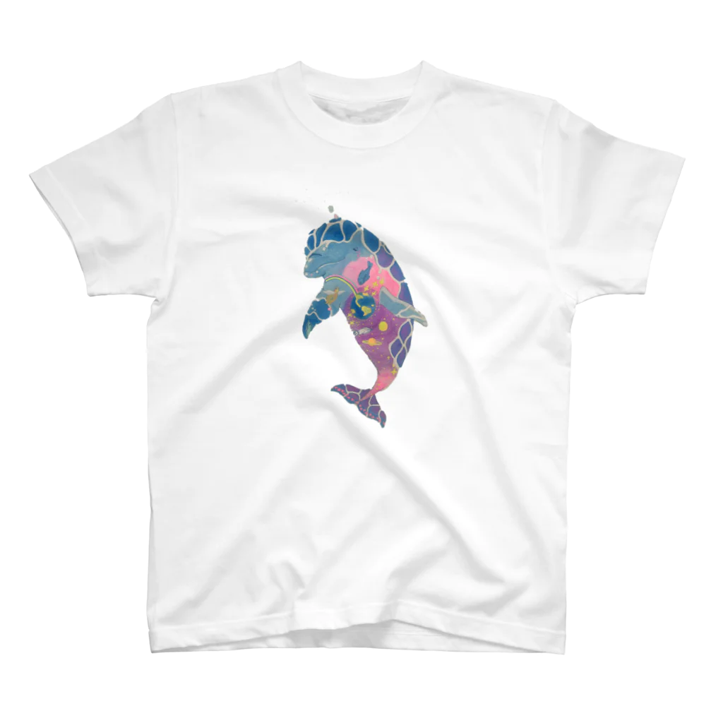 SHACHIKOの宇宙なイルカ Regular Fit T-Shirt