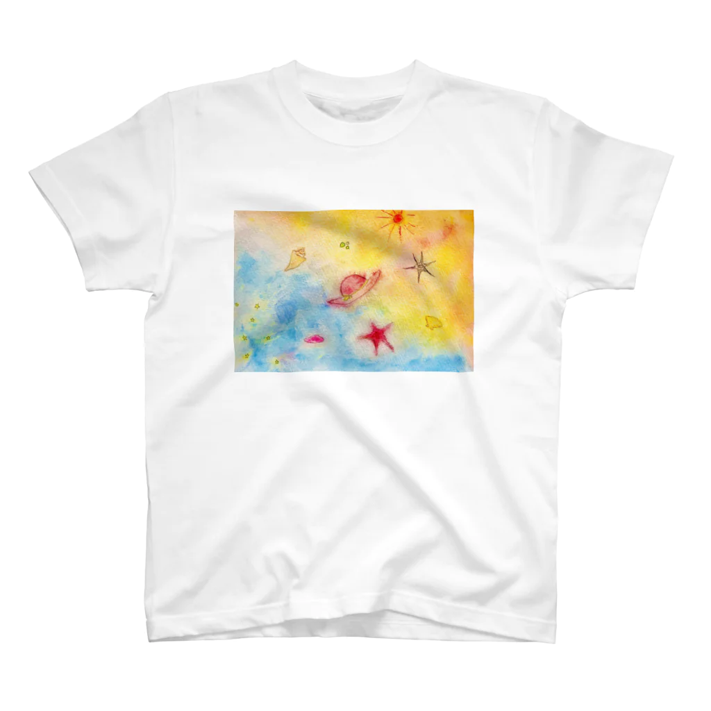 星の銀貨（アナログイラスト）の夏の気配 スタンダードTシャツ