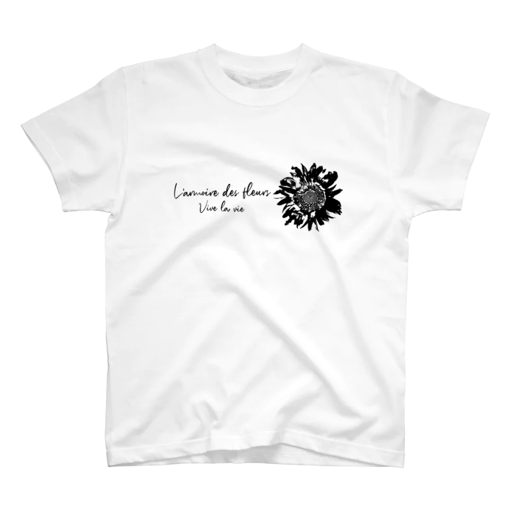 L'armoire des fleursの【Vive la vie】Tournesol Regular Fit T-Shirt