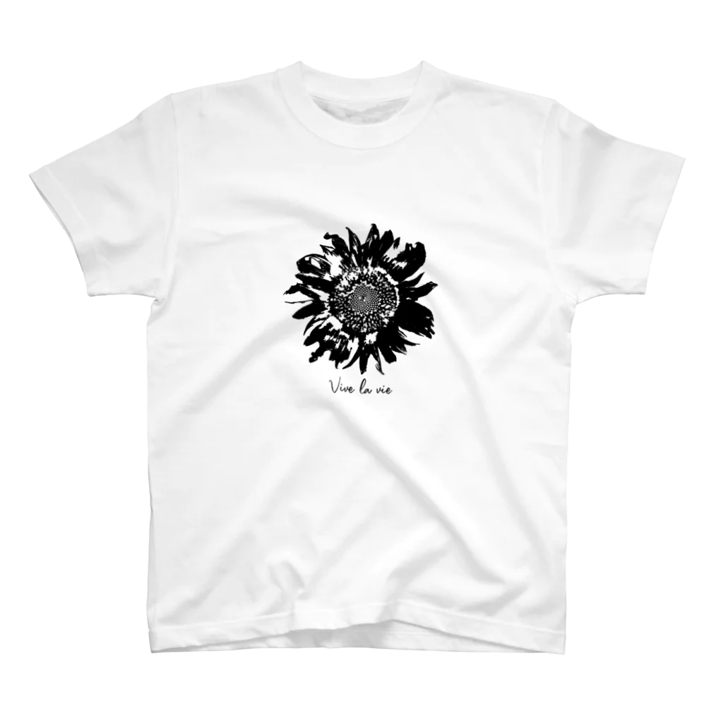 L'armoire des fleursの【Vive la vie】Tournesol Regular Fit T-Shirt