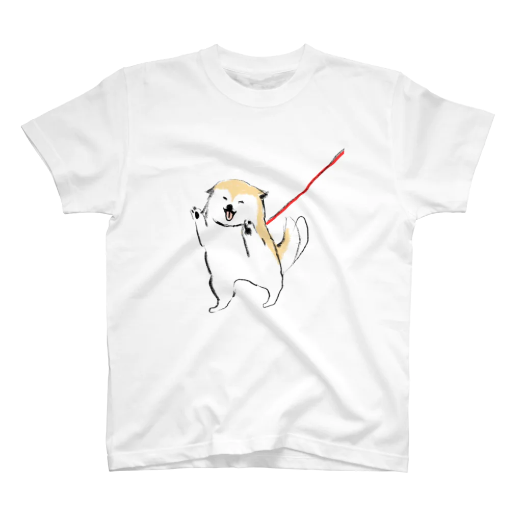 ぺろぺろぺろぺろ【せいこせんせい】の柴犬　おか〜しゃ〜ん【せいこせんせい】 Regular Fit T-Shirt