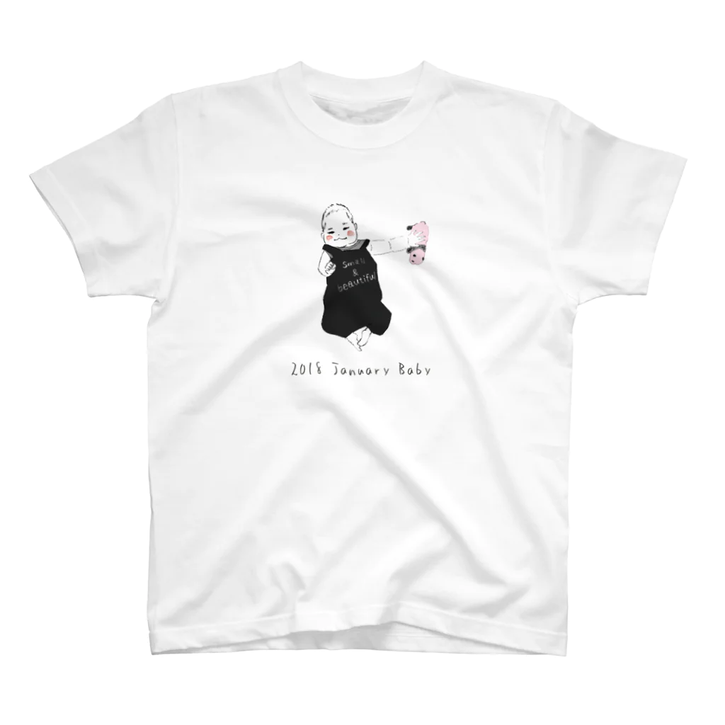 子どもの絵デザインのbaby018 color スタンダードTシャツ