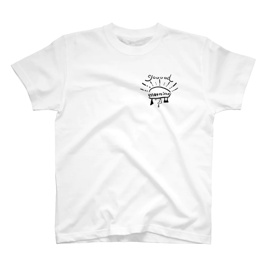 CONTAINERのねぼすけさんのための黒 スタンダードTシャツ