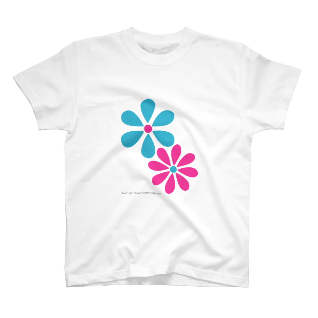 DAISY CREATE | デイジークリエイト | 愛と情熱を日常で感じるのデイジーロゴ スタンダードTシャツ