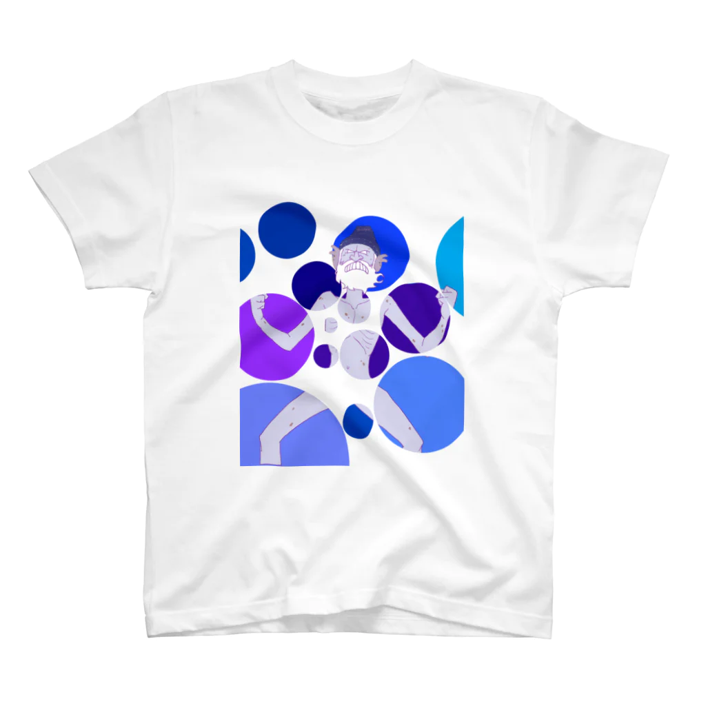 超水道のghostpia ショートスリーブTシャツ【ブルージジイ[Restructuring]】（5000円バージョン） Regular Fit T-Shirt