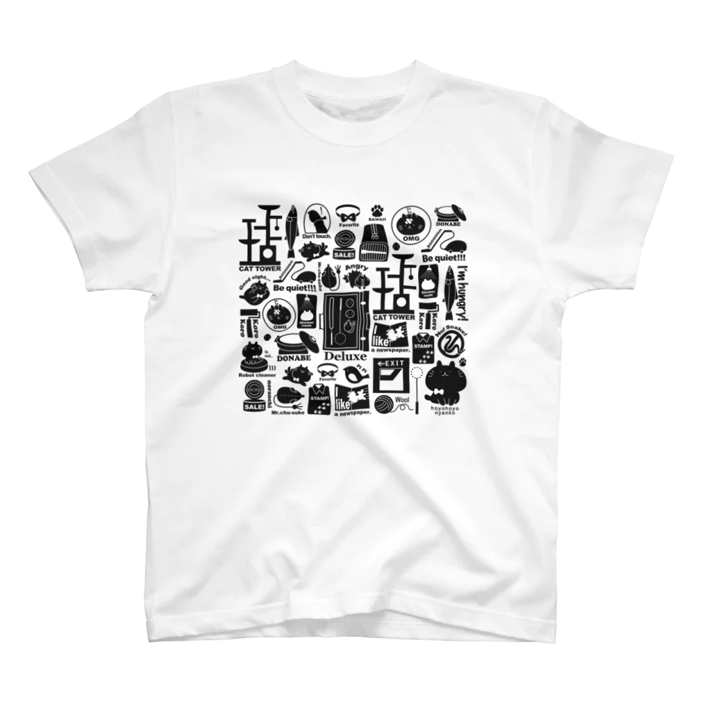 のらんちのニャンコピクト スタンダードTシャツ