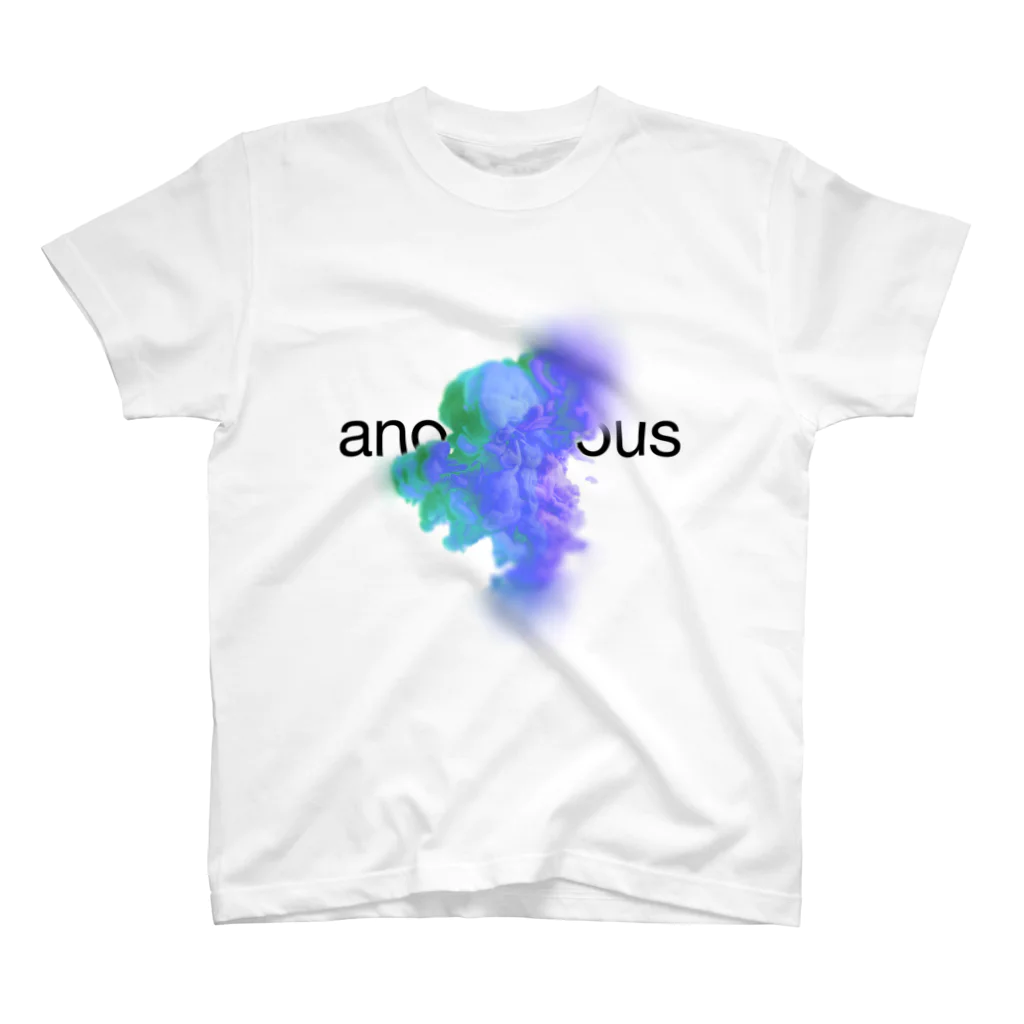 semioticaのanonymous #004 (blue smoke) スタンダードTシャツ