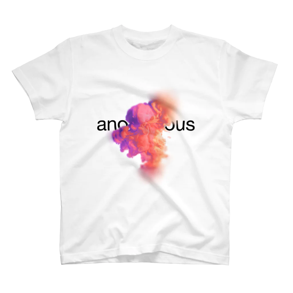 semioticaのanonymous #005 (red smoke) Regular Fit T-Shirt