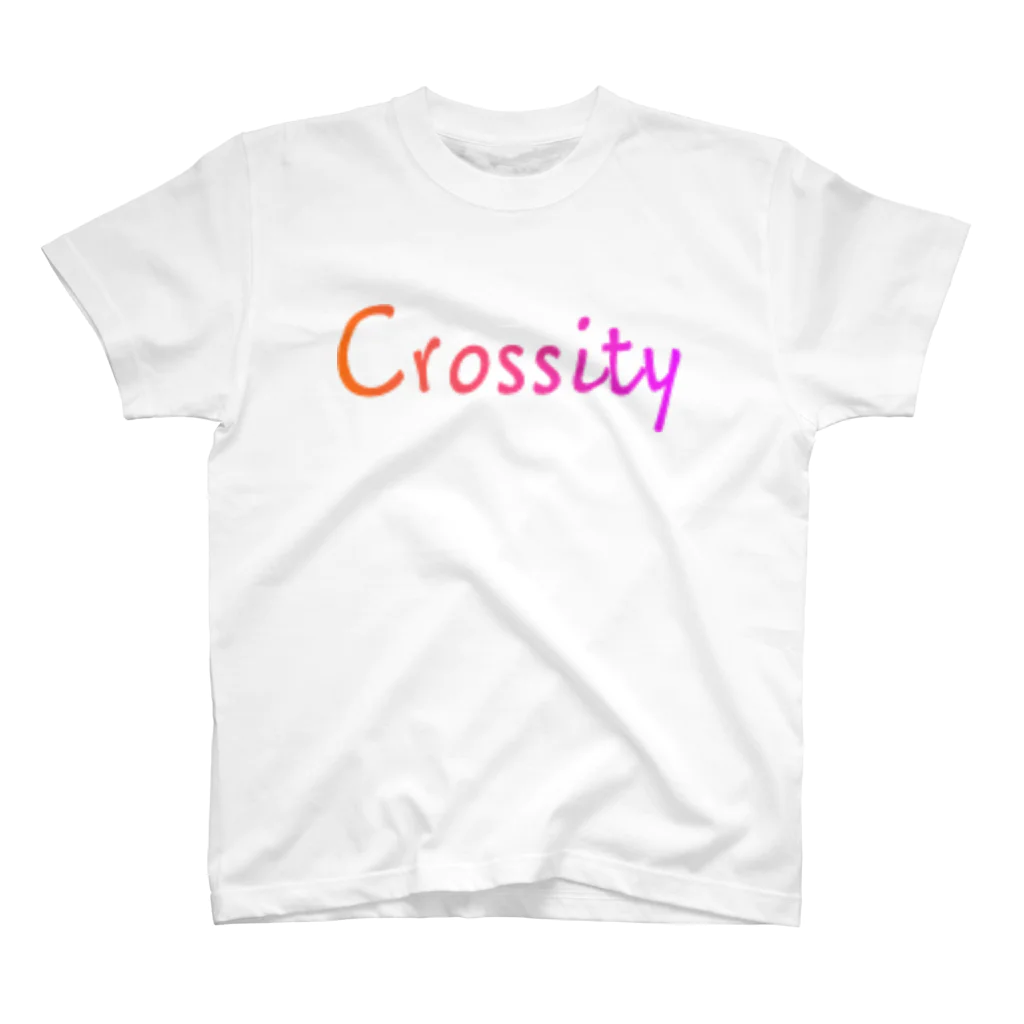 岡澤隆佑/Ryusuke OkazawaのCrossity_white スタンダードTシャツ