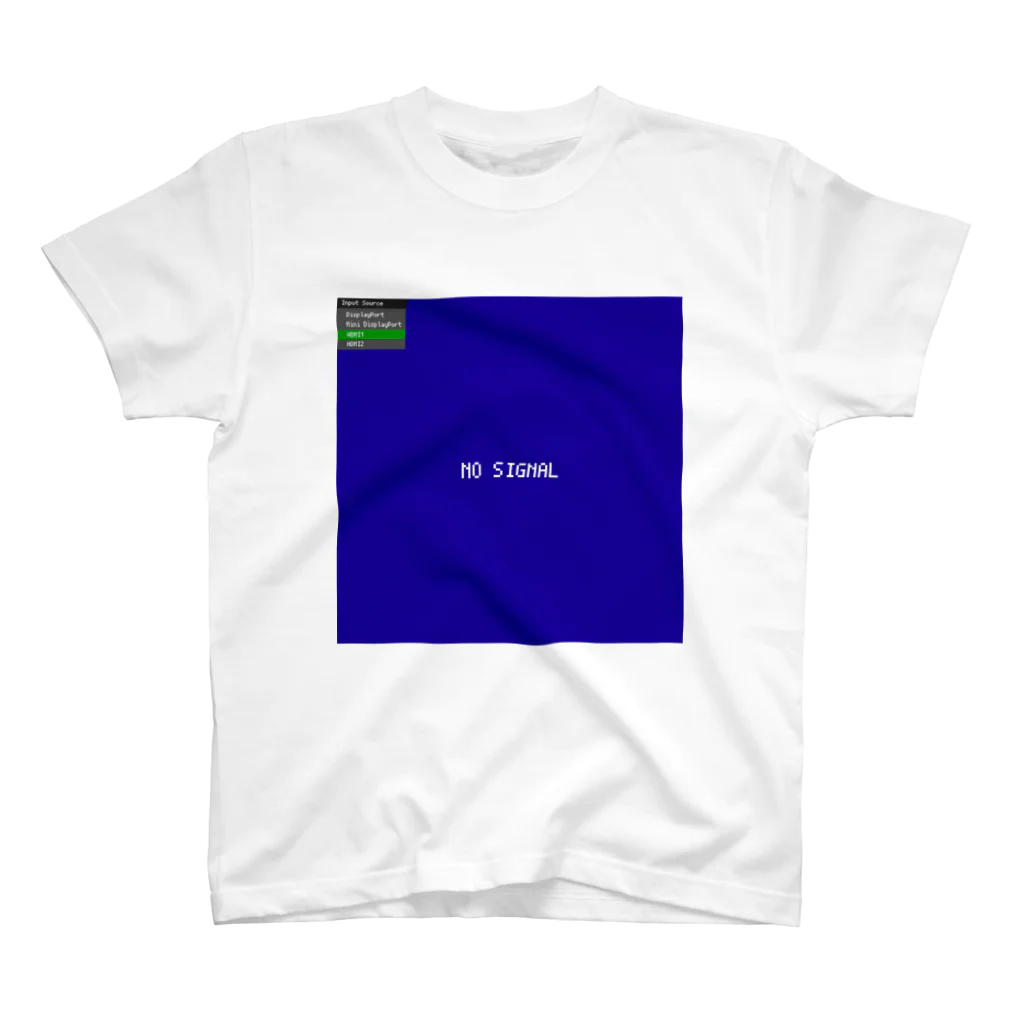 warehouseのSQUARE (blue) Regular Fit T-Shirt