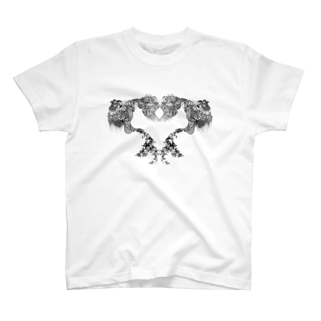 Thalassaの【Heart Rocaille】 スタンダードTシャツ