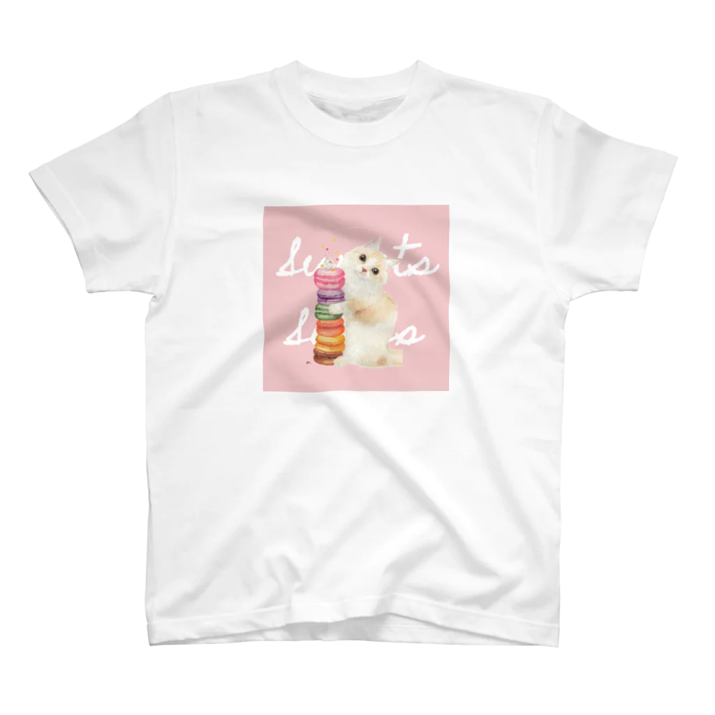 m.うちの子イラストの殿さま✳︎ sweets series スタンダードTシャツ