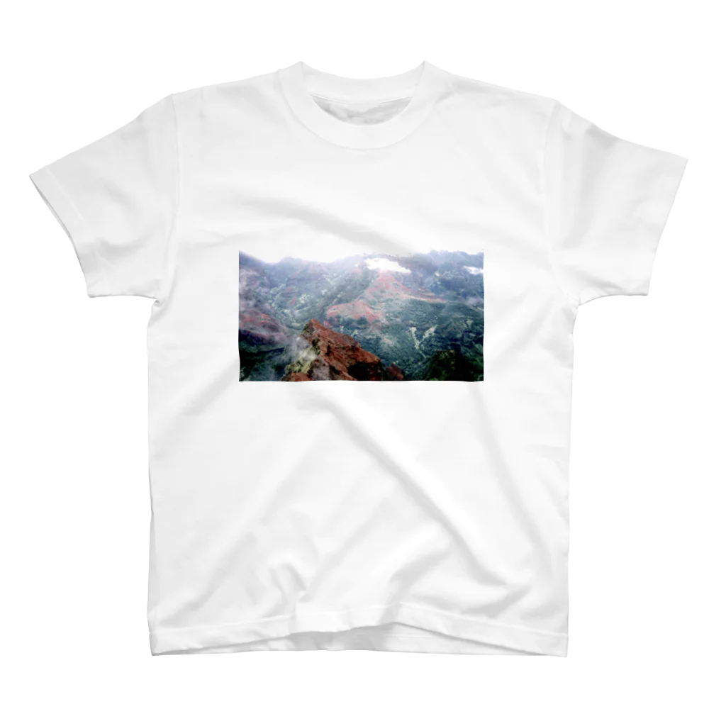 hitoufのハワイの山 スタンダードTシャツ