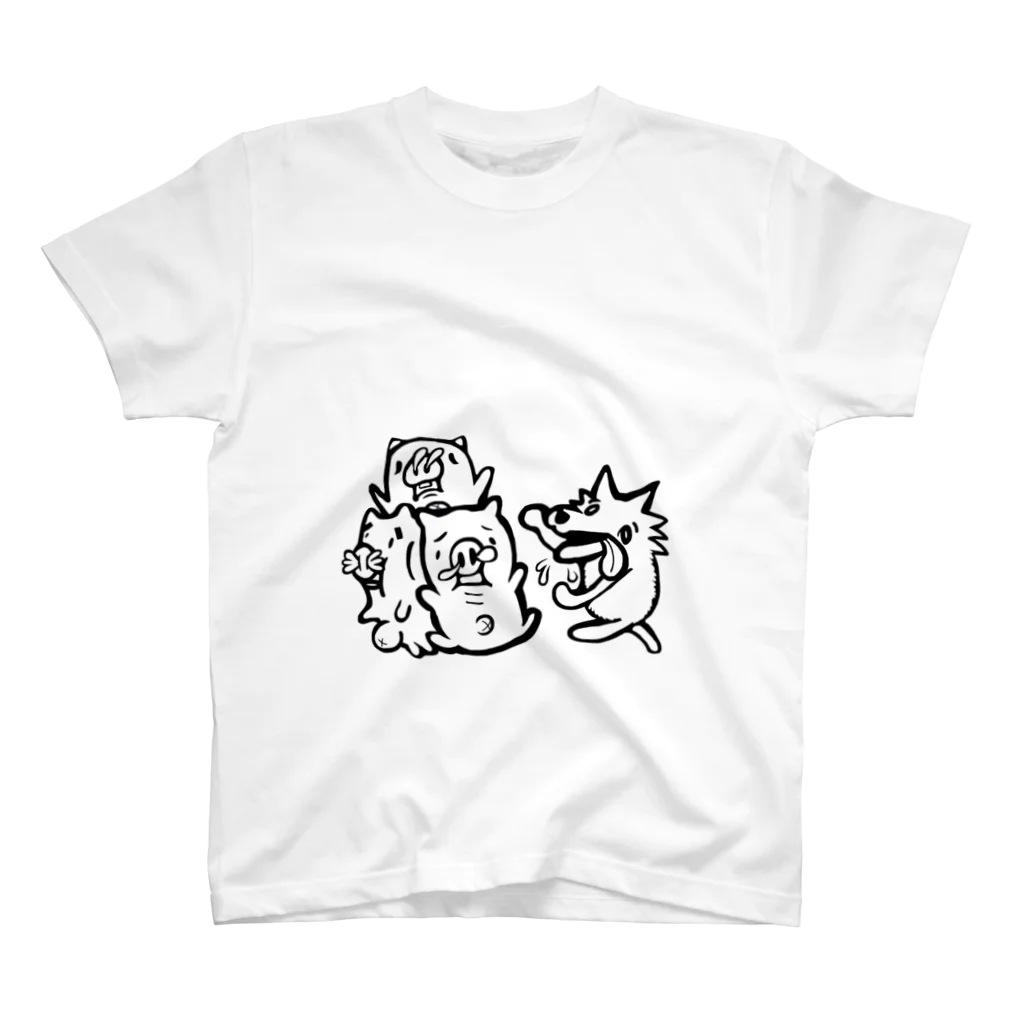 NOBIRU事務所の三匹の子豚 スタンダードTシャツ