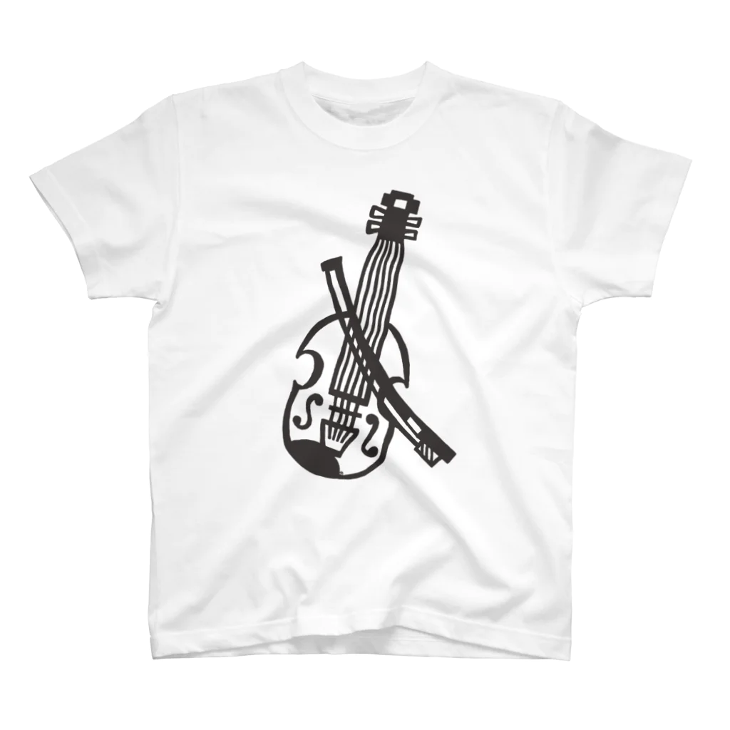 フクハラアキコのバイオリン スタンダードTシャツ