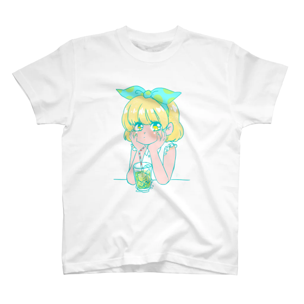 くらげの水槽のなつのレモンちゃん スタンダードTシャツ