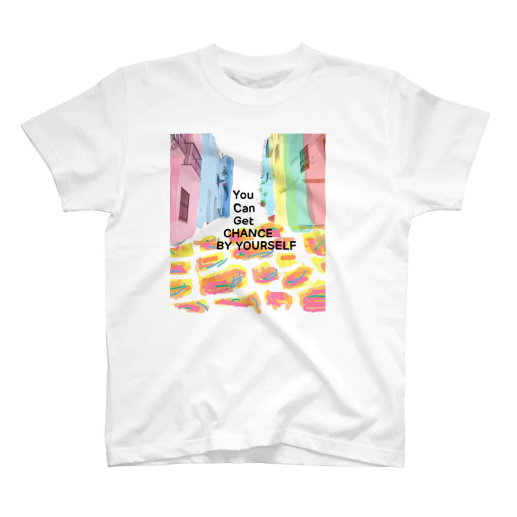 PinKManのこの路地の先に スタンダードTシャツ